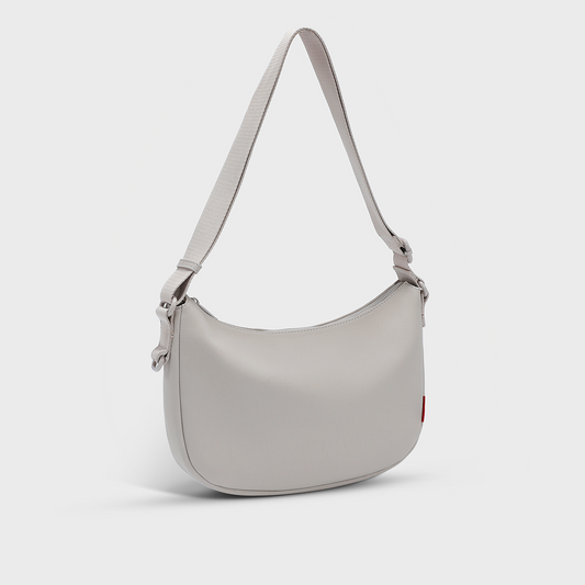 Premium PU leather fanny pack with charm loop, burgundy lining, and color-matched hardware. ACACIA Clover crossbody belt bag inspired by Uniqlo crossbody design. Lightweight women’s chest bag, travel waist bag, and everyday sling bag.