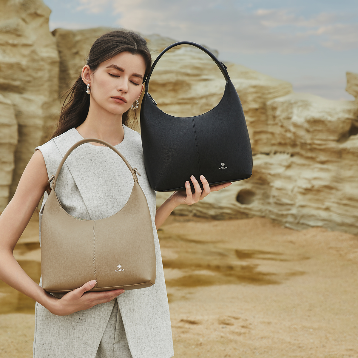 Olive Hobo Bag