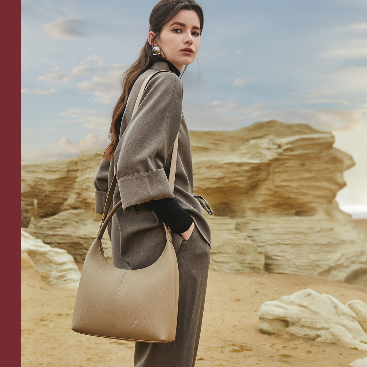 Olive Hobo Bag